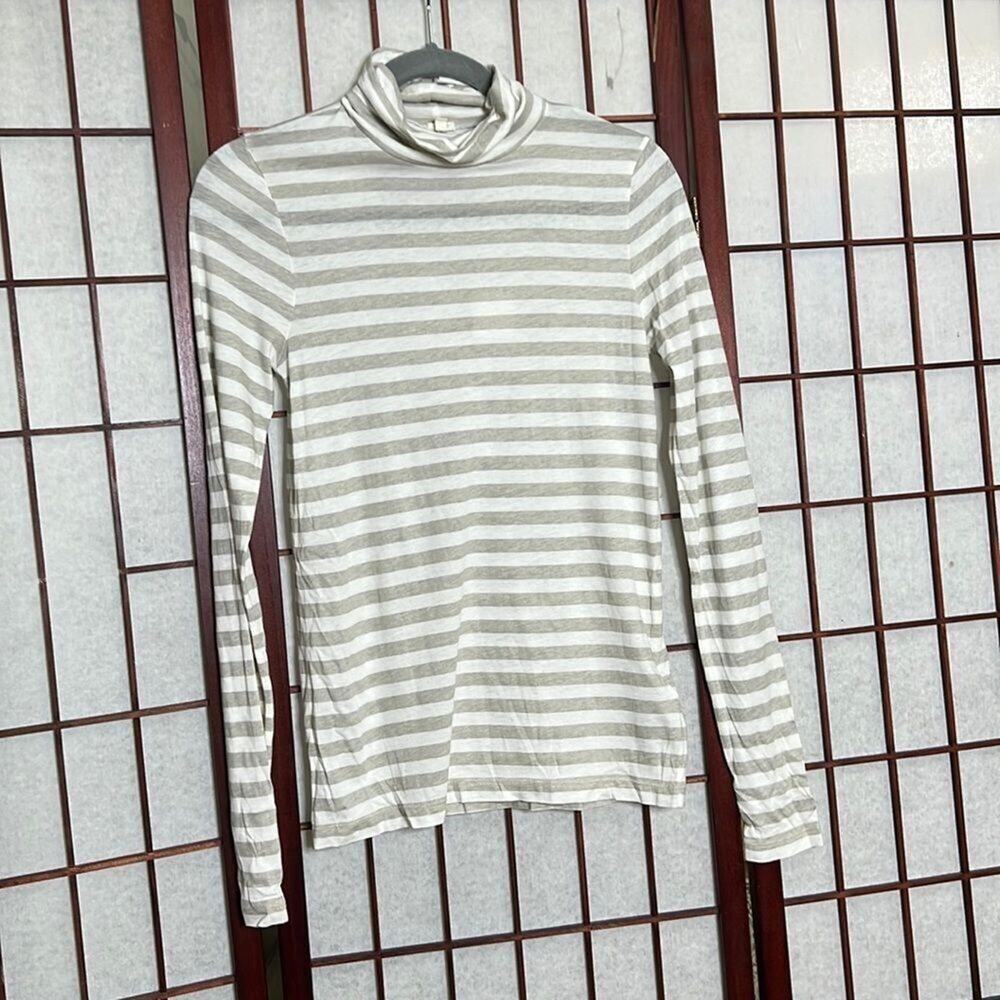 NWT J.CREW‎ STRIPED LONGSLEEVE TEE SIZE M